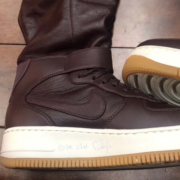 Nike WMNS Air Force 1 Upstep Warrior burgundy 7 - Picture 6 of 6